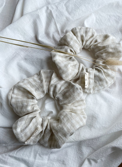 Coconut Cream Scrunchie