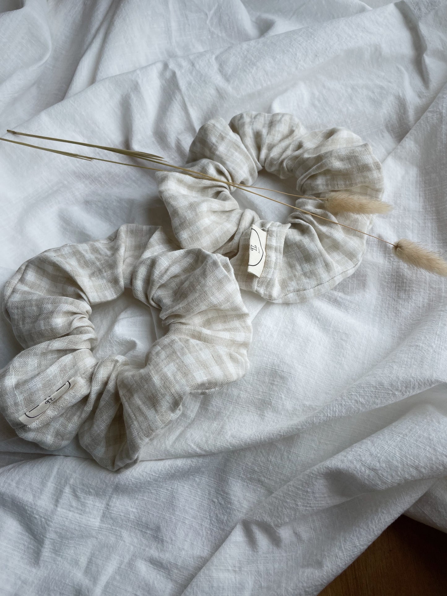 Coconut Cream Scrunchie