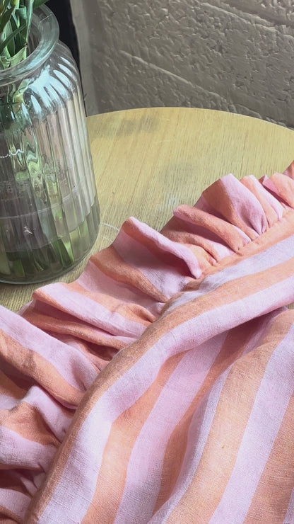 Slouchy Ruffle Bag in Sorbet